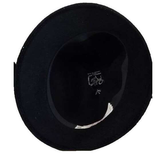 J.M. Fields Vintage Black Velour Peach Bloom Hat Women’s w/ Original Box 7½ 1950 main image 6